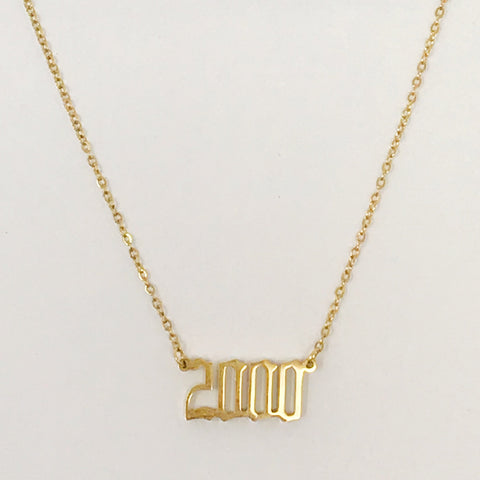 Birth Year Necklace