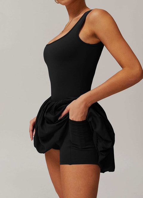 Athletic Tennis Dress With Pocket