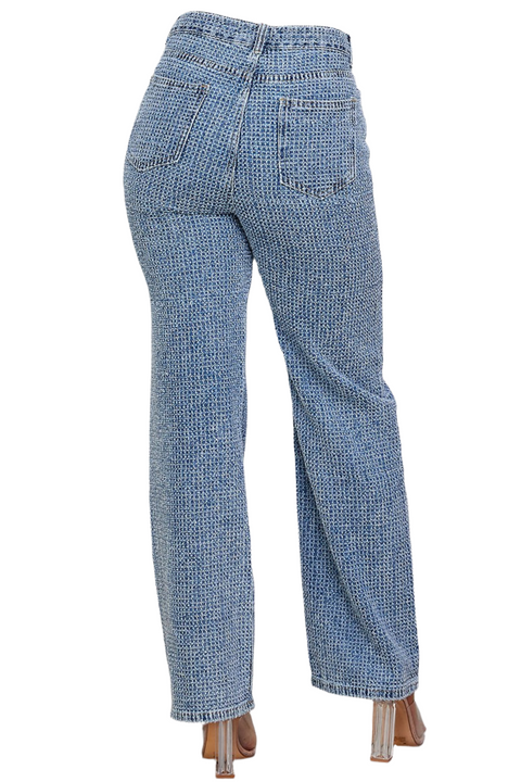 Chic Textured Denim