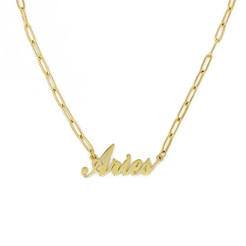 Annie Zodiac Chain Necklace