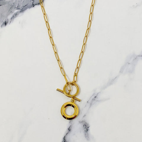 Modern Classic Initial Necklace