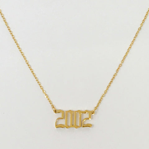 Birth Year Necklace