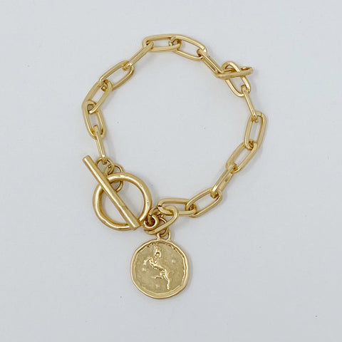 Zodiac Charm Chain Bracelet