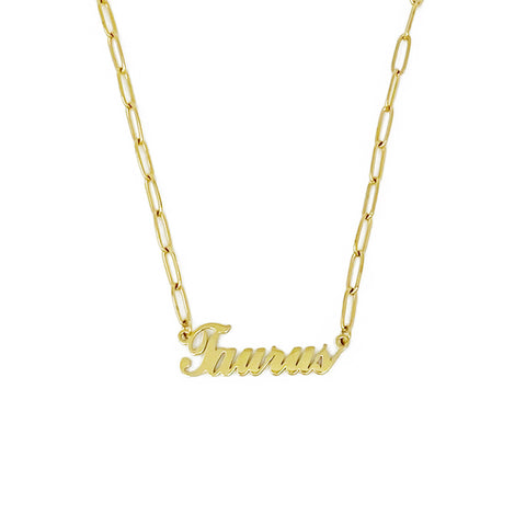 Annie Zodiac Chain Necklace