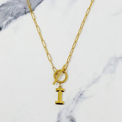 Modern Classic Initial Necklace