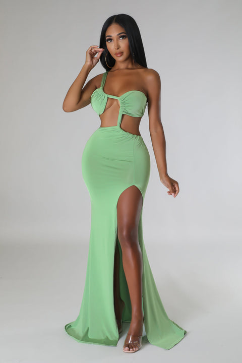 Capri Moments Dress in Lime