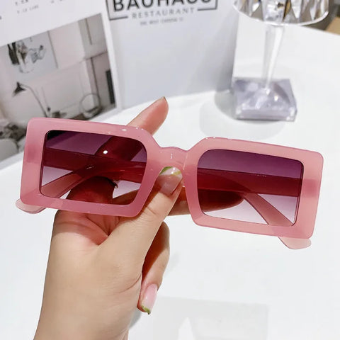 Small Frame Rectangle Sunglasses