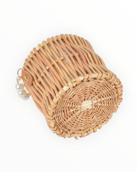 Oasis Bamboo Basket Bag