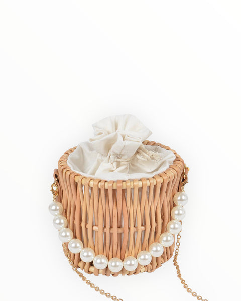 Oasis Bamboo Basket Bag