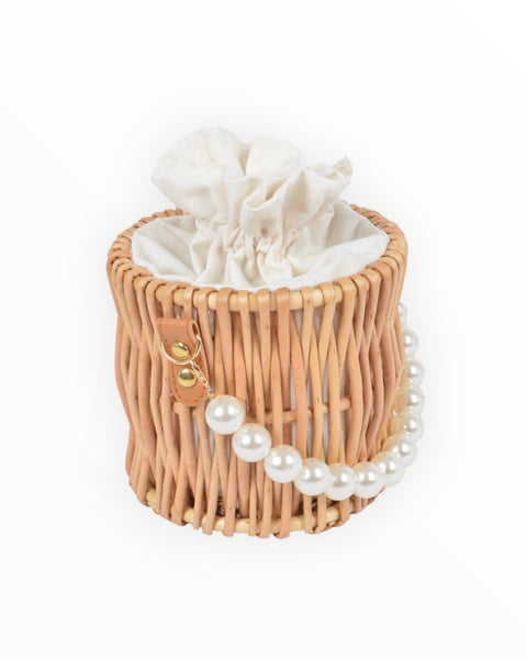 Oasis Bamboo Basket Bag